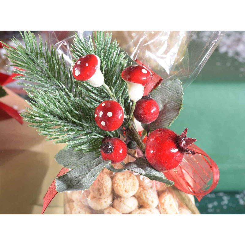 Casa si Gradina - Decoratiuni - Decoratiuni de sezon - Set 6 crengute Craciun 15 cm - Infinity.ro