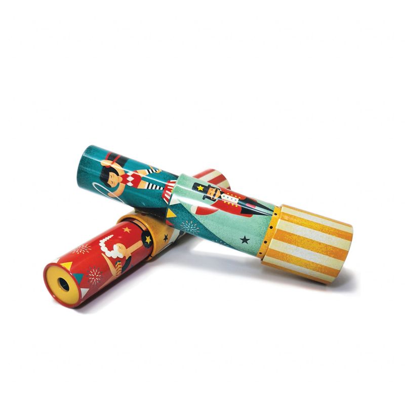 Jucarii, Copii si Bebe - Jucarii si jocuri - Jucarii & jocuri educative - Jucarii interactive - Caleidoscop metalic telescopic, Circ rosu, Svoora - Infinity.ro