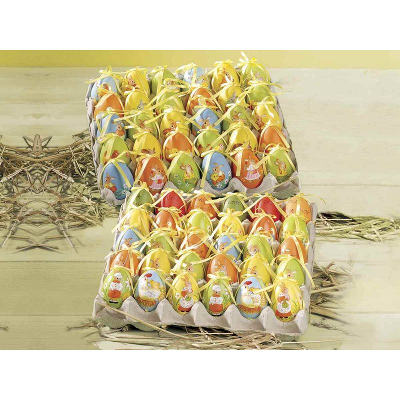 Casa si Gradina - Decoratiuni - Decoratiuni de sezon - Set 30 oua decorative Paste 4x6 cm - Infinity.ro