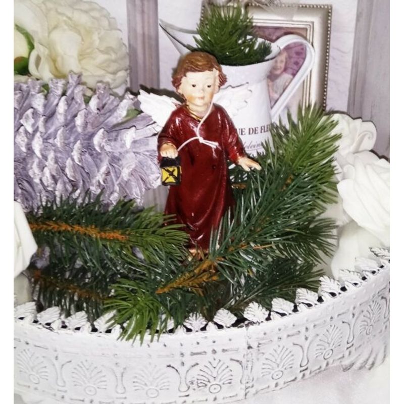 Casa si Gradina - Decoratiuni - Decoratiuni de sezon - Figurina Inger polirasina 7x5x12 cm - Infinity.ro