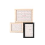 Market - Cadouri - Rame si albume foto - Rama foto de perete din lemn natur negru si sticla Minimal 27 cm x 1.2 cm x 32 h - Infinity.ro