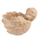 Casa si Gradina - Gradinarit si plante - Plante si ghivece - Ghivece si suporturi - Set 2 ghivece flori ceramica maro Inger 16x13x12 cm - Infinity.ro