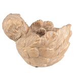 Casa si Gradina - Gradinarit si plante - Plante si ghivece - Ghivece si suporturi - Set 2 ghivece flori ceramica maro Inger 16x13x12 cm - Infinity.ro