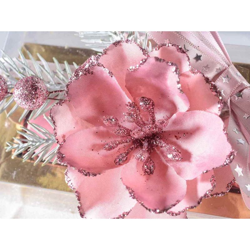 Casa si Gradina - Decoratiuni - Obiecte decorative - Plante artificiale - Set 5 Anemone artificiale roz 22.5 cm - Infinity.ro