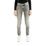 Fashion, accesorii si bijuterii - Femei - Imbracaminte femei - Pantaloni femei - Blugi skinny Tommy Jeans Model DW0DW05923, Gri, Marime W32-L30 US - Infinity.ro
