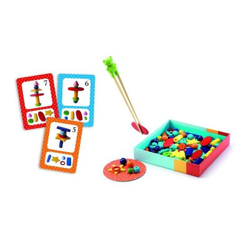 Jucarii, Copii si Bebe - Jucarii si jocuri - Jocuri si puzzle - Jocuri de societate - Joc de indemanare Totem zen, Djeco - Infinity.ro