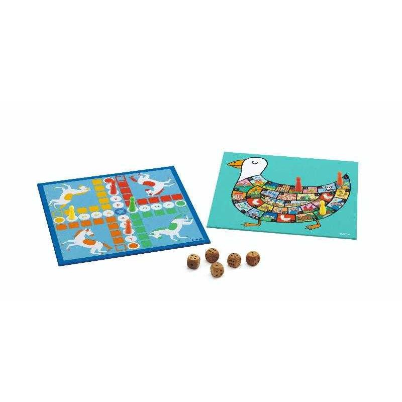 Jucarii, Copii si Bebe - Jucarii si jocuri - Jocuri si puzzle - Jocuri de societate - Colectia de 12 jocuri clasice, Djeco - Infinity.ro