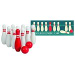 Jucarii, Copii si Bebe - Jucarii si jocuri - Jocuri si puzzle - Jocuri de societate - Joc cu popice din lemn, Egmont Toys - Infinity.ro