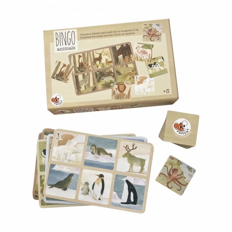 Jucarii, Copii si Bebe - Jucarii si jocuri - Jocuri si puzzle - Jocuri de societate - Joc bingo animale, Egmont Toys - Infinity.ro