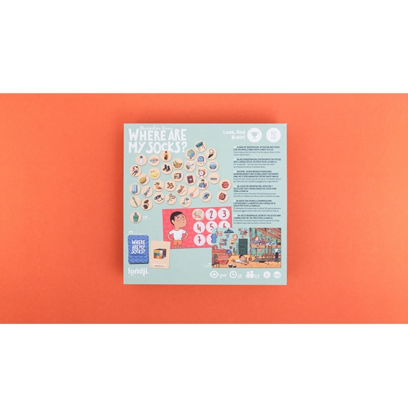 Jucarii, Copii si Bebe - Jucarii si jocuri - Jocuri si puzzle - Jocuri de societate - Joc Unde-mi sunt sosetele, Londji - Infinity.ro