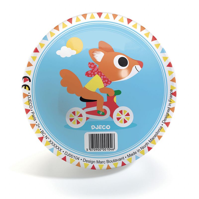 Jucarii, Copii si Bebe - Jucarii si jocuri - Jucarii & jocuri educative - Jucarii interactive - Minge Cursa cu animale, Djeco - Infinity.ro