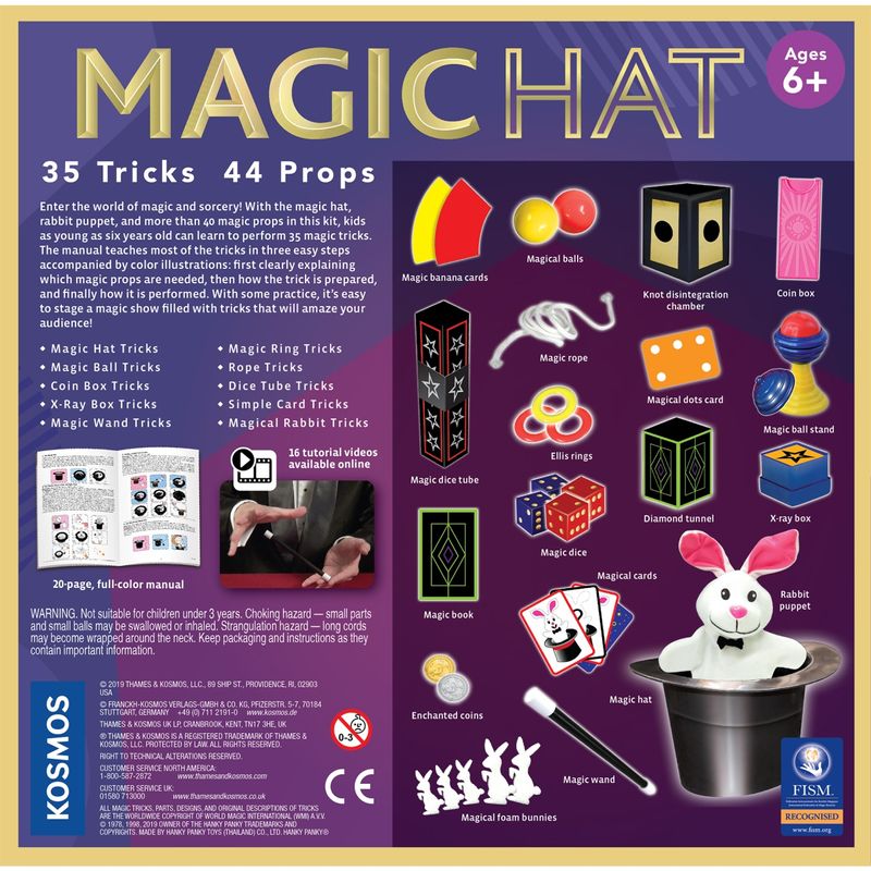 Jucarii, Copii si Bebe - Jucarii si jocuri - Jucarii & jocuri educative - Jocuri de memorie si inteligenta - Joc de magie Jobenul magic, Thames & Kosmos - Infinity.ro