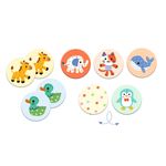 Jucarii, Copii si Bebe - Jucarii si jocuri - Jucarii & jocuri educative - Jocuri de memorie si inteligenta - Joc Memo jucarii animale din plus, Djeco - Infinity.ro