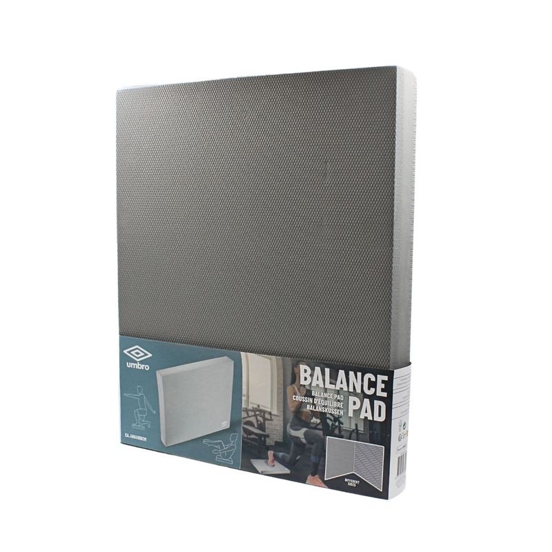 Sport si Outdoor - Fitness - Aparate fitness - Accesorii aparate fitness - Balance Pad, perna echilibru, 48×40×6 cm, spuma termoplastica, Umbro, gri - Infinity.ro