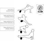 Sport si Outdoor - Fitness - Aparate fitness - Accesorii aparate fitness - Rola cilindru masaj Umbro, din spuma, pentru yoga, negru, 33x14 cm - Infinity.ro