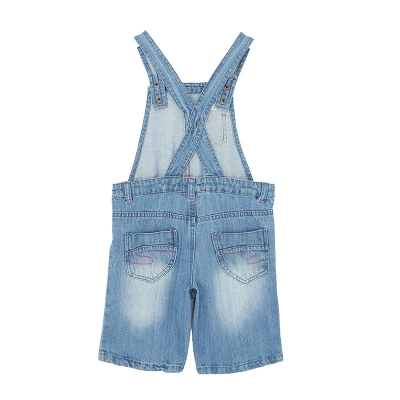 Fashion, accesorii si bijuterii - Copii - Imbracaminte copii - Salopete copii - Salopeta jeans fete, Lee Cooper Albastru, 116 CM 6 ani - Infinity.ro
