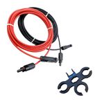Casa si Gradina - Electrice - Panouri solare si accesorii - Accesorii panouri solare - Set cablu fotovoltaic, sectiune 4mm2, conectori MC4, rosu, negru, 2x12 m si cheie montaj conectori tip MC4, NP4, H4 - Infinity.ro