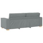 Casa si Gradina - Mobilier - Seturi de mobilier - Seturi living - Set de canapele cu perne, 2 piese, gri deschis, textil - Infinity.ro