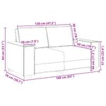 Casa si Gradina - Mobilier - Seturi de mobilier - Seturi living - Set de canapele cu perne, 2 piese, gri deschis, catifea - Infinity.ro