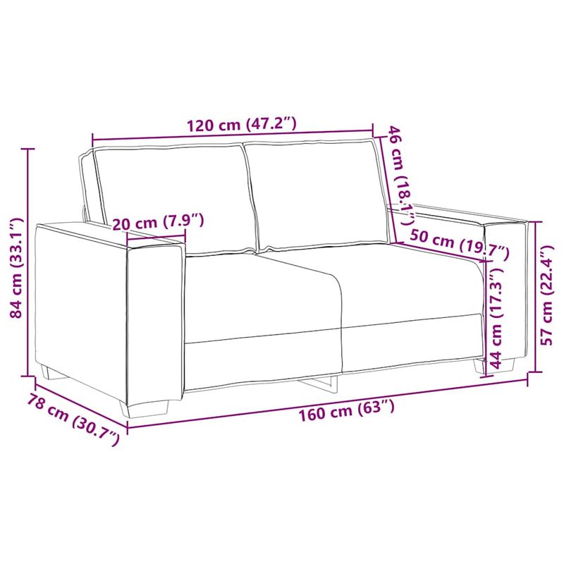 Casa si Gradina - Mobilier - Seturi de mobilier - Seturi living - Set de canapele cu perne, 2 piese, gri deschis, catifea - Infinity.ro