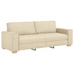 Casa si Gradina - Mobilier - Seturi de mobilier - Seturi living - Set de canapele cu perne, 2 piese, crem, textil - Infinity.ro