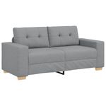 Casa si Gradina - Mobilier - Canapele si coltare - Canapele - Canapea lovesea gri deschis 140 cm stofa - Infinity.ro