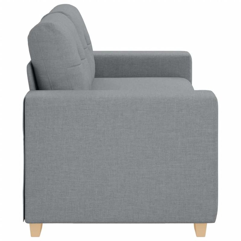 Casa si Gradina - Mobilier - Canapele si coltare - Canapele - Canapea lovesea gri deschis 140 cm stofa - Infinity.ro