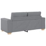 Casa si Gradina - Mobilier - Canapele si coltare - Canapele - Canapea lovesea gri deschis 140 cm stofa - Infinity.ro