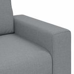 Casa si Gradina - Mobilier - Canapele si coltare - Canapele - Canapea cu 3 locuri, tesatura gri deschis, 180 cm - Infinity.ro