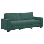 Casa si Gradina - Mobilier - Seturi de mobilier - Seturi living - Set de canapele cu perne, 2 piese, verde inchis, catifea - Infinity.ro