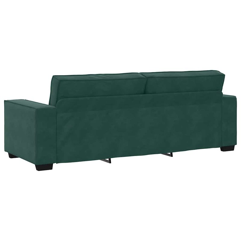 Casa si Gradina - Mobilier - Seturi de mobilier - Seturi living - Set de canapele cu perne, 2 piese, verde inchis, catifea - Infinity.ro