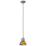 Casa si Gradina - Corpuri si surse de iluminat - Veioze si lampi - Lampi de veghe - Lustra suspendata industriala 25 W multicolor 17 cm E27 rotund - Infinity.ro