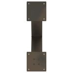 Casa si Gradina - Mobilier - Feronerie si accesorii mobila - Picioare pentru masuta cafea in forma X, 2 buc Otel natural Otel, mărime 50x(42-43) cm (80 mm) - Infinity.ro