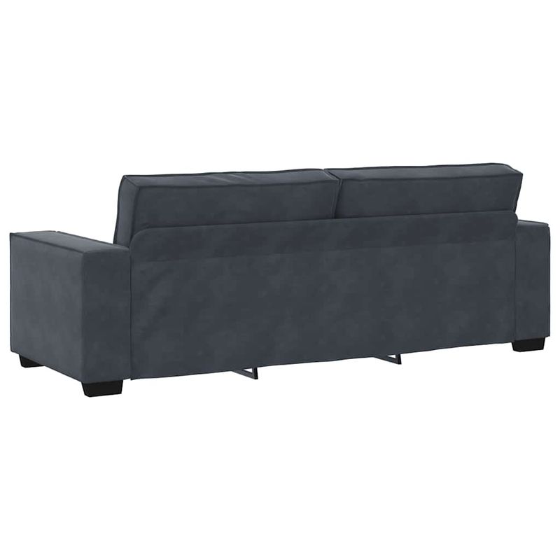 Casa si Gradina - Mobilier - Seturi de mobilier - Seturi living - Set de canapele cu perne, 2 piese, gri inchis, catifea - Infinity.ro