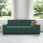 Casa si Gradina - Mobilier - Canapele si coltare - Canapele - Canapea cu 3 locuri, verde inchis, 180 cm, catifea - Infinity.ro