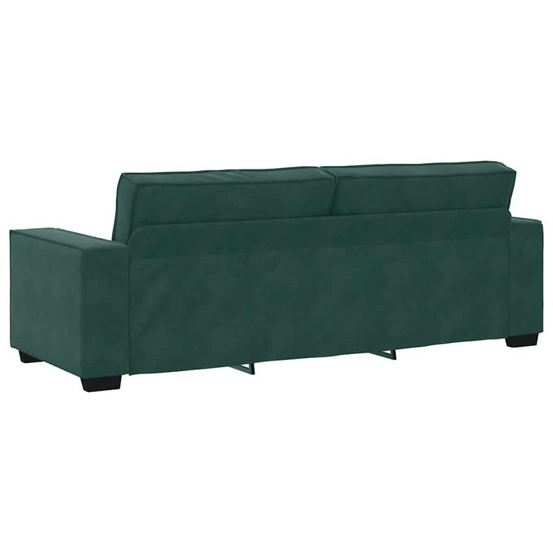 Casa si Gradina - Mobilier - Canapele si coltare - Canapele - Canapea cu 3 locuri, verde inchis, 180 cm, catifea - Infinity.ro