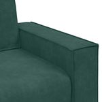 Casa si Gradina - Mobilier - Canapele si coltare - Canapele - Canapea cu 3 locuri, verde inchis, 180 cm, catifea - Infinity.ro