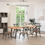 Casa si Gradina - Mobilier - Feronerie si accesorii mobila - Picioare pentru masa in forma de U 2 buc Otel natural Otel - Infinity.ro