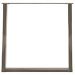 Casa si Gradina - Mobilier - Feronerie si accesorii mobila - Picioare pentru masa in forma de U 2 buc Otel natural Otel - Infinity.ro