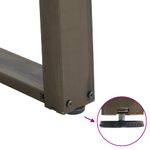 Casa si Gradina - Mobilier - Feronerie si accesorii mobila - Picioare pentru masa in forma de U 2 buc Otel natural Otel - Infinity.ro