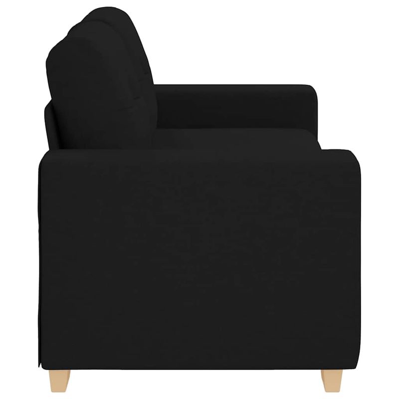 Casa si Gradina - Mobilier - Canapele si coltare - Canapele - Canapea lovesea neagra 140 cm stofa - Infinity.ro