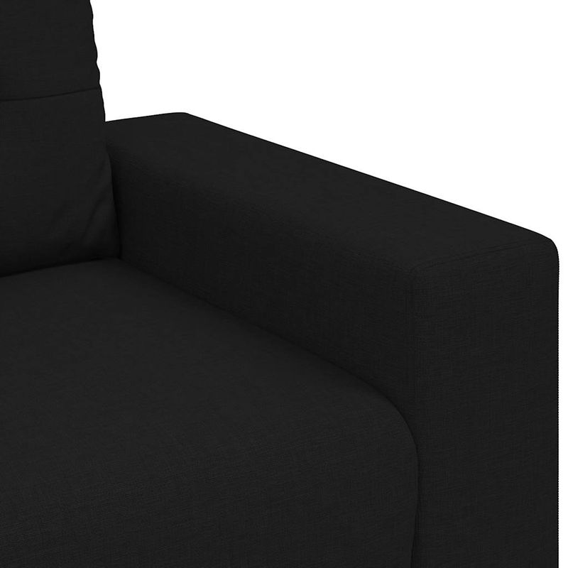 Casa si Gradina - Mobilier - Canapele si coltare - Canapele - Canapea lovesea neagra 140 cm stofa - Infinity.ro