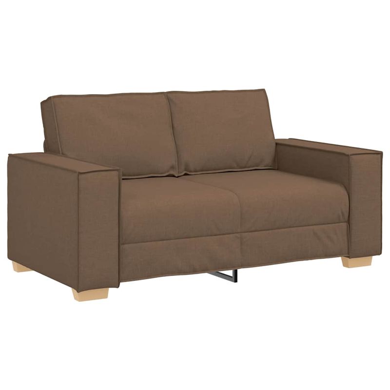 Casa si Gradina - Mobilier - Seturi de mobilier - Seturi living - Set de canapele cu perne, 2 piese, maro, textil - Infinity.ro
