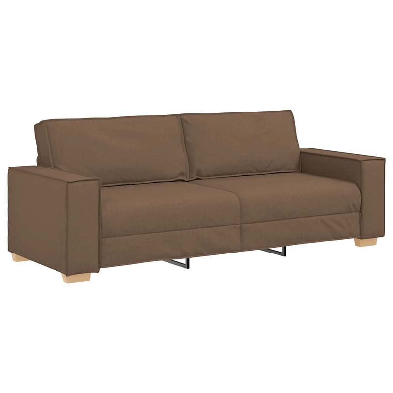 Casa si Gradina - Mobilier - Seturi de mobilier - Seturi living - Set de canapele cu perne, 2 piese, maro, textil - Infinity.ro