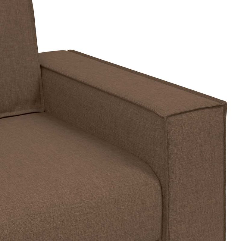 Casa si Gradina - Mobilier - Seturi de mobilier - Seturi living - Set de canapele cu perne, 2 piese, maro, textil - Infinity.ro