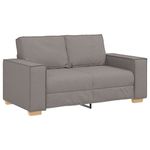 Casa si Gradina - Mobilier - Seturi de mobilier - Seturi living - Set de canapea cu perne, 2 piese, gri taupe, material textil - Infinity.ro