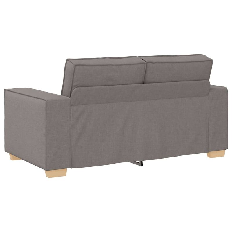 Casa si Gradina - Mobilier - Seturi de mobilier - Seturi living - Set de canapea cu perne, 2 piese, gri taupe, material textil - Infinity.ro
