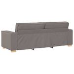 Casa si Gradina - Mobilier - Seturi de mobilier - Seturi living - Set de canapea cu perne, 2 piese, gri taupe, material textil - Infinity.ro