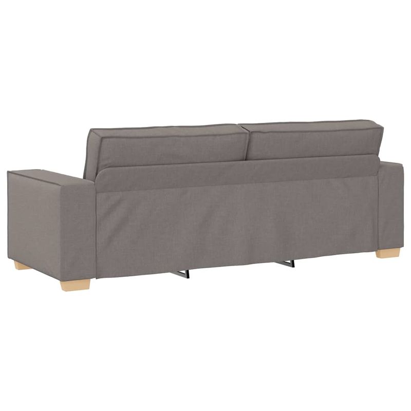 Casa si Gradina - Mobilier - Seturi de mobilier - Seturi living - Set de canapea cu perne, 2 piese, gri taupe, material textil - Infinity.ro