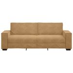 Casa si Gradina - Mobilier - Canapele si coltare - Canapele - Canapea cu 3 locuri, Maro, 180 cm, catifea - Infinity.ro